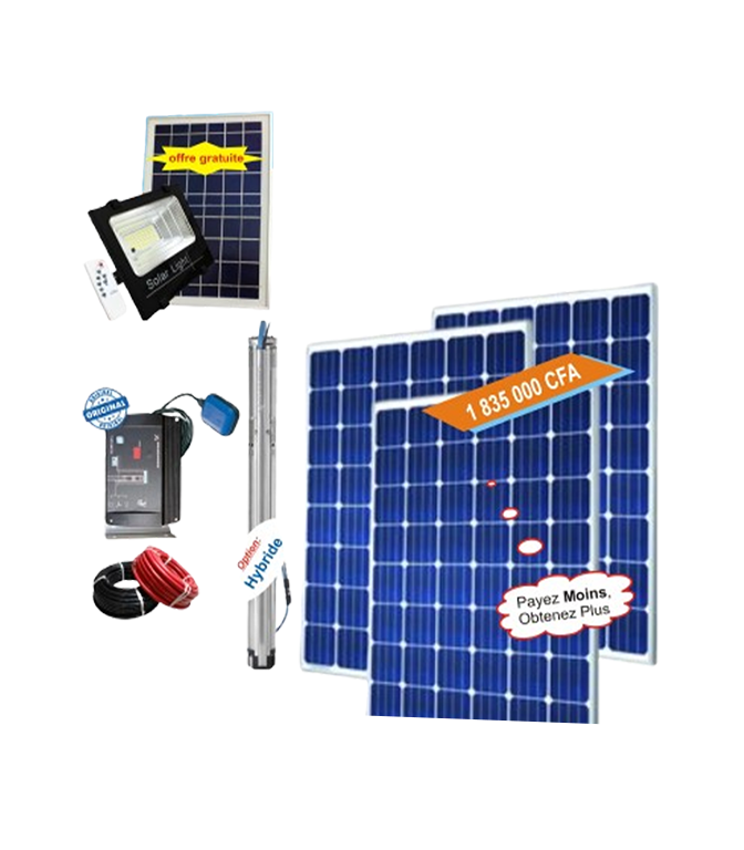 Pompe Solaire Hybride 1 kW
